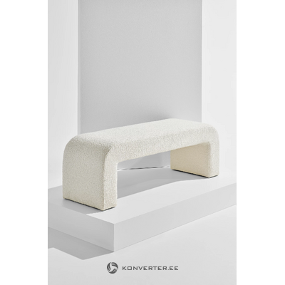 White bench (odette) 120x41