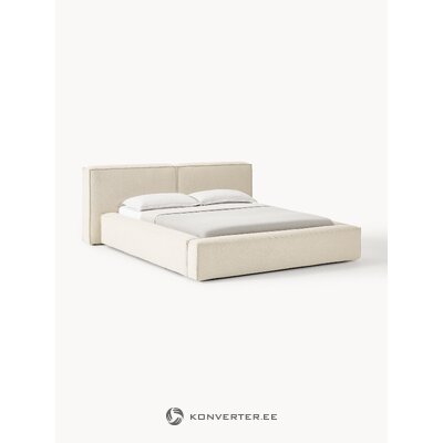 Beige bed (Lennon) 160x200 intact