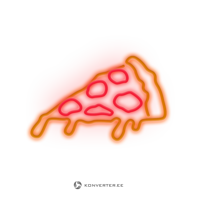 Пицца с оранжево-красной подсветкой (candyshock)