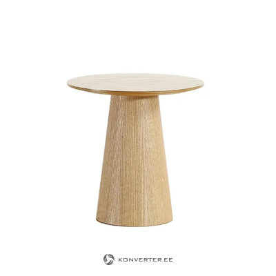 Light Oak Round Side Table Polen (Pro Living) Ø45 cm