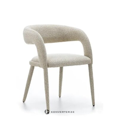 White Boucle Dining Chair Ponte