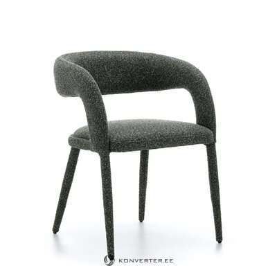 Žalia „Boucle“ valgomojo kėdė „Ponte“