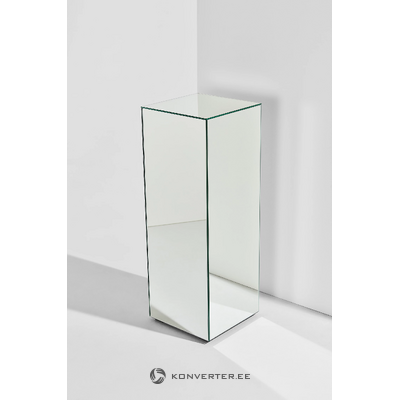 Veidrodinio stiklo dizaino žurnalinis staliukas (ponti) 27x27