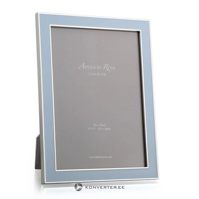 Light Blue Silver Picture Frame 13x18