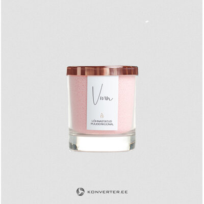 Kvapios pudros žvakė su vanile (vivin) 160g