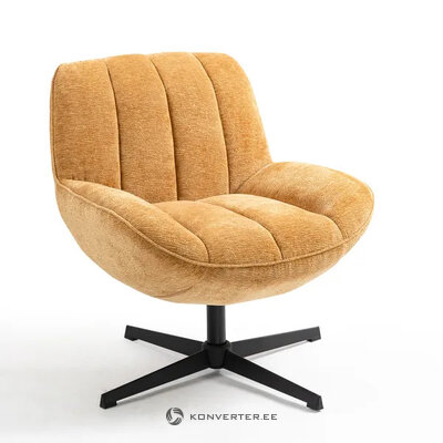 Saffron Yellow Swivel Armchair Rena (Pro Living)