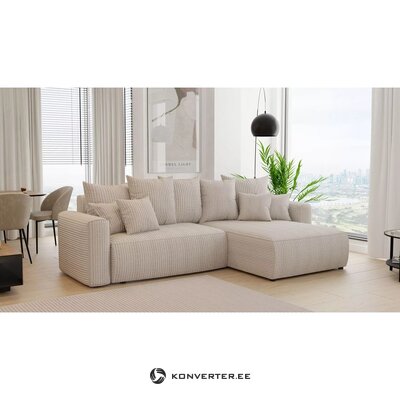 White Sofa Bed (Bari L) Comfort