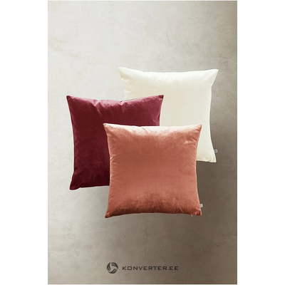 Simone rožinis pagalvės užvalkalas, 3 dalių rinkinys 50x50cm nepažeistas