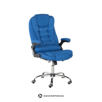 Zils biroja krēsls (royal) ar kosmētiskiem defektiem