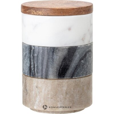 Storage jars made of marble with imperfections.