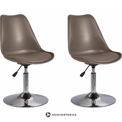 Adjustable cappucino color chair