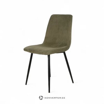 Khaki Velvet Dining Chair Sila