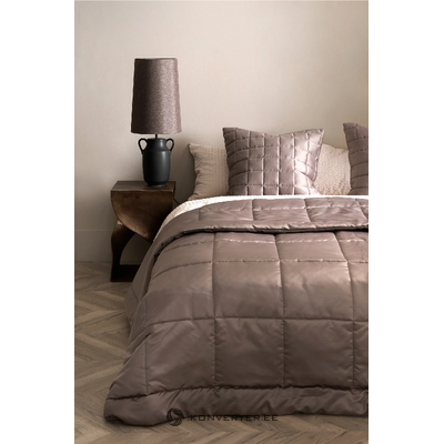 Gray bed cover (plain) 180x260