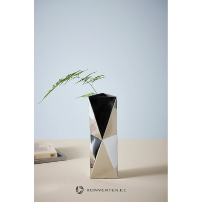 Sidabrinio dizaino vaza (silvero)
