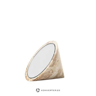 Мраморное декоративное зеркало волчок (плотина Кристина) неповрежденное