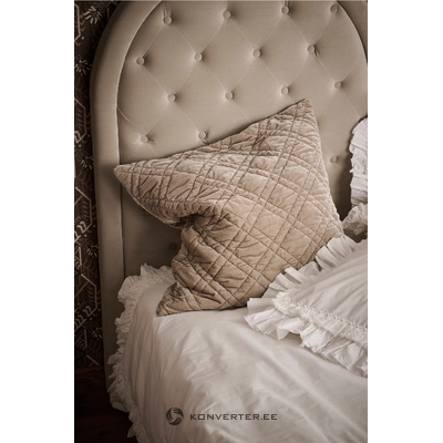 Smėlio pilkos spalvos dekoratyvinis pagalvės užvalkalas (švelnus) 65x65