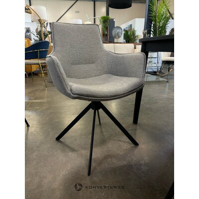Gray and black chair lowell (rw) intact
