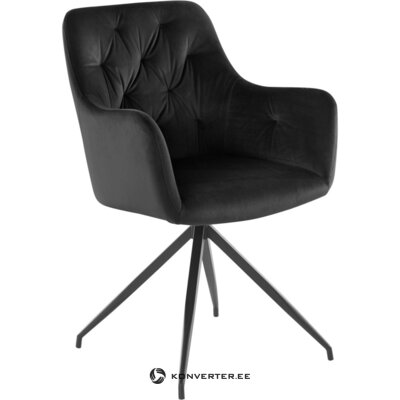 Black soft armchair (tin)