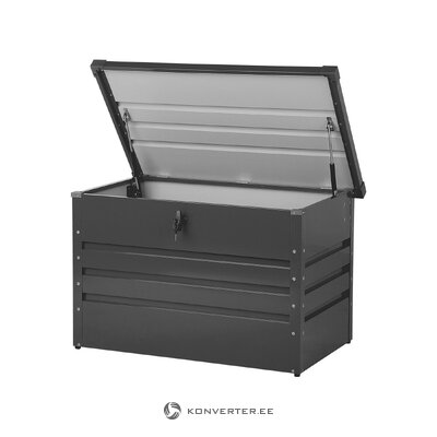 Dark gray metal storage box cebrosa 300l intact
