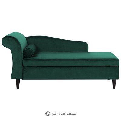 Roheline Velvet Chaise Lounge Diivan Luiro