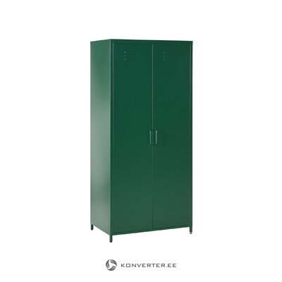 Storage cabinet with 2 doors dark green (varna) intact