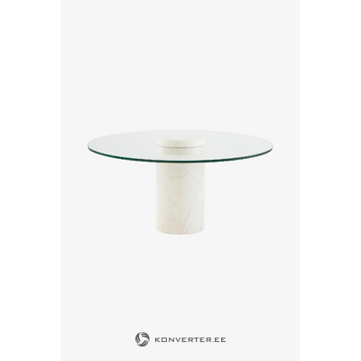 White coffee table (calvin) ø76