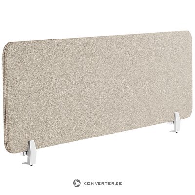 Beige table partition (wally) 130x40