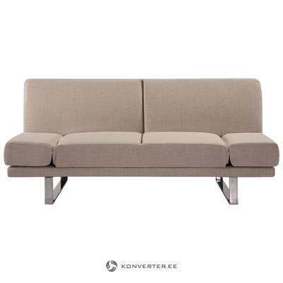 Beige double sofa bed (york)