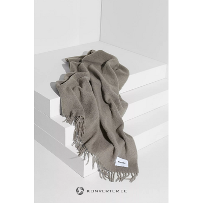 Gray wool blanket (zoe) 130x170