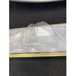 Настенное зеркало в золотой раме и мраморной полочке (верена) 60х90 с косметическими дефектами.