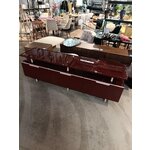 Коричневый дизайнерский шкаф (Ленни)