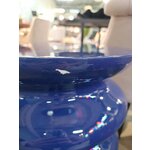 Синий круглый журнальный столик (illy) с изъяном