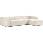 Lengva didelė modulinė sofa su pufu (Lennon) 327 cm