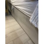 Gaiši pelēka kontinentālā gulta premium (maison de reve) 180x200 ar skaistuma defektu