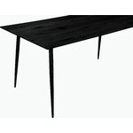 Black dining table (120cm) (eadwine)