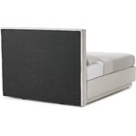 Light gray Bed (Oberon) 140x200