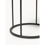 Black and white design bedside table polo (actona) intact