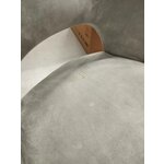 Light gray velvet chair (rachel) with a cosmetic flaw