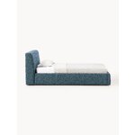 Blue Upholstered Bed 120x200