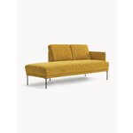 Garstyčių spalvos maža sofa (Fluente)
