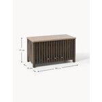 Dark brown Garden Storage Box (Arkin)