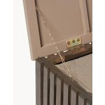 Dark brown Garden Storage Box (Arkin)
