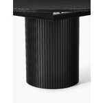 Black Extendable Dining Table (Filo) 120/160x120
