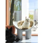 White plastic lounger roly poly (dryade) whole