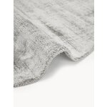 Grey Round Viscose Rug (Jane)