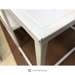 Metal white coffee table (actona)