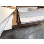 Valge Modulaarne Riidekapp (Charlotte)