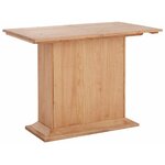 Set of solid wood corner bench with storage + solid wood dining table (sara)