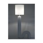 White resin design floor lamp (luomo) 153cm intact, in box