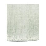 Light green hand-woven round viscose rug (jane) d=120 with cosmetic flaws